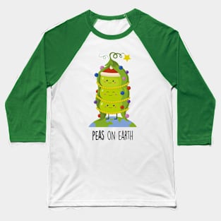 Peas on Earth Cute Pea Pun T-shirt Baseball T-Shirt